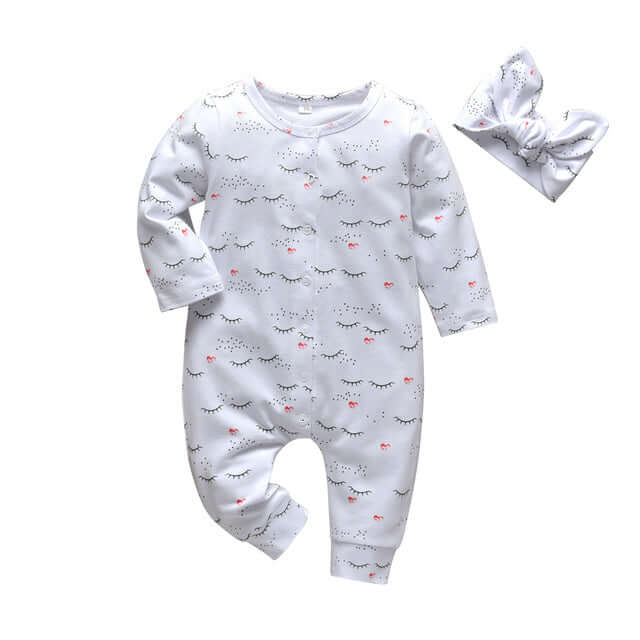 Cute Baby Girl Casual Floral Jumpsuit