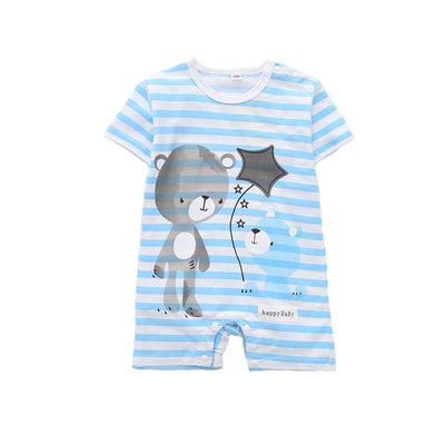 Cotton Full-print Car Boys' Bodysuit