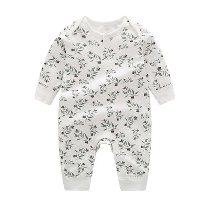 Spring And Autumn Organic Cotton Baby Jumpsuit