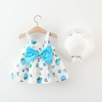 Baby Printed Bow Princess Dress