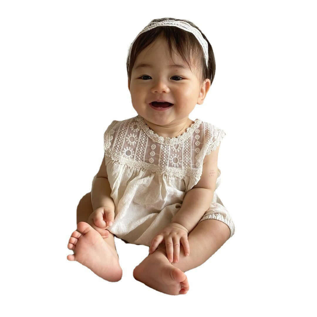 Fashion Baby Breathable Sleeveless Onesie