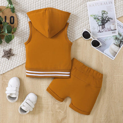 Fashion Childrens Zip-up Shirt Suit - Kello Kids
