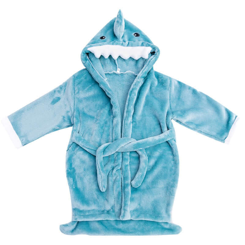Flannel Bathrobe Baby Pajamas Nightgown