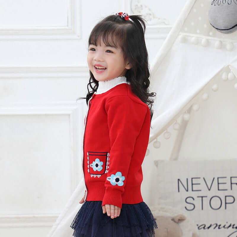 Fade-proof Sweaters and Cardigans for Girls - Kello Kids