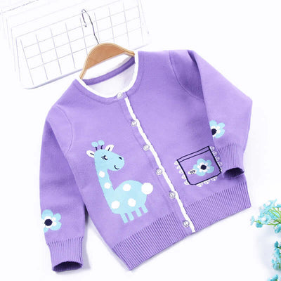 Fade-proof Sweaters and Cardigans for Girls - Kello Kids