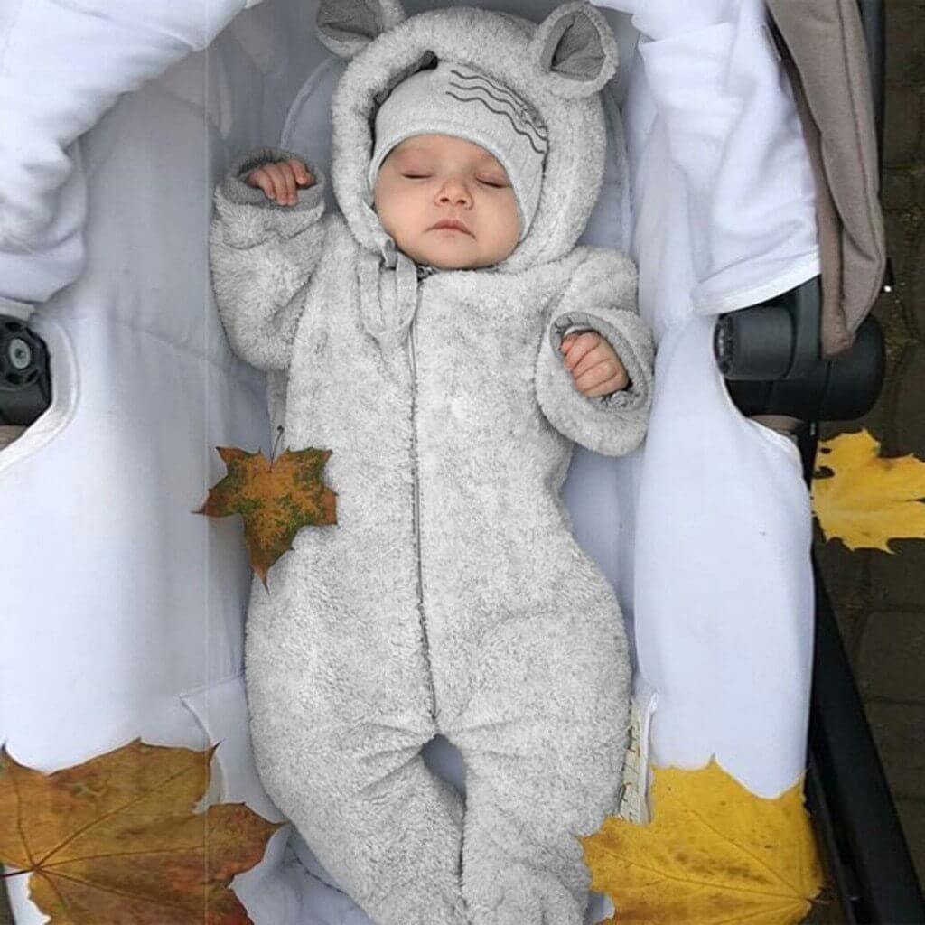 Hooded design bodysuit