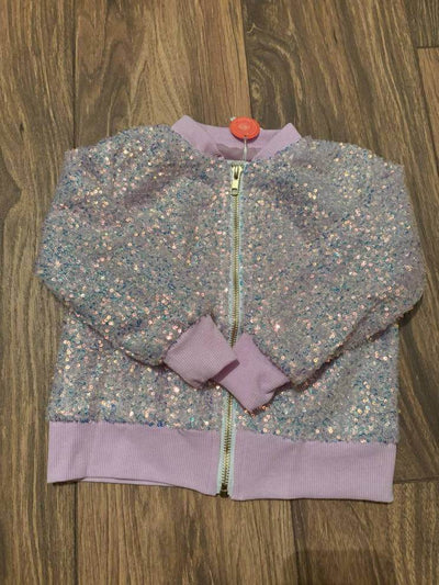 Lavender Sequin Jacket-fullview