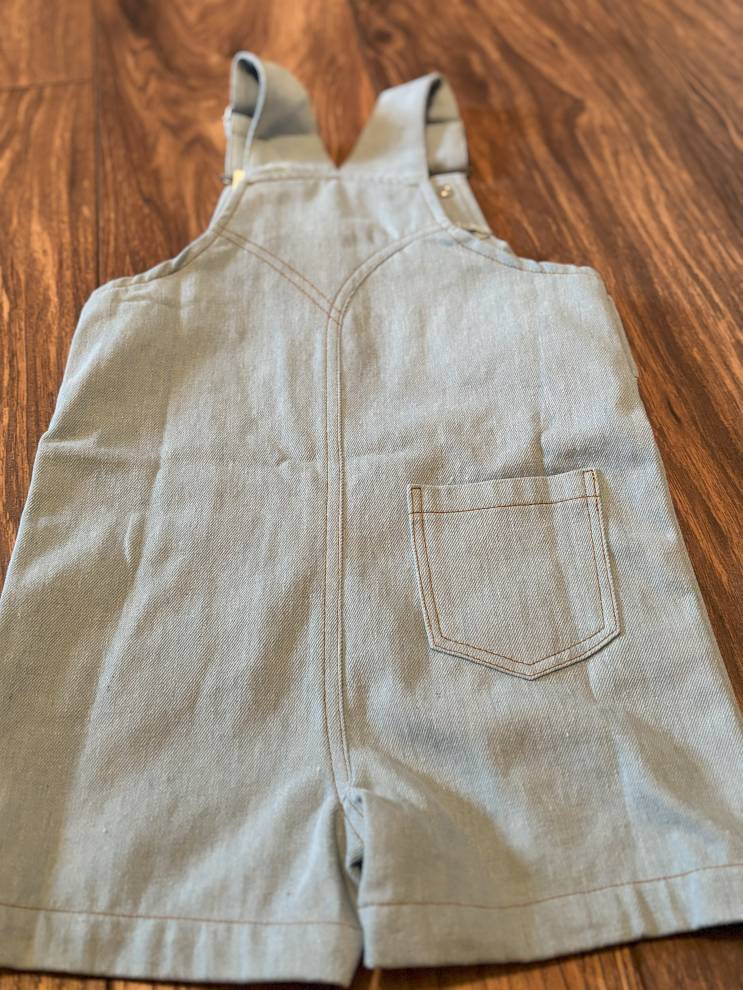 Libby Girls Denim shorts Overalls- fullview