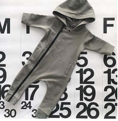 Cozy Zip-Up Romper - Long Sleeve - Kello Kids