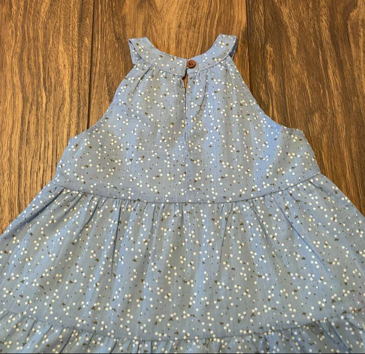 Maleia Girls Jasmine Print Dress twirl ready