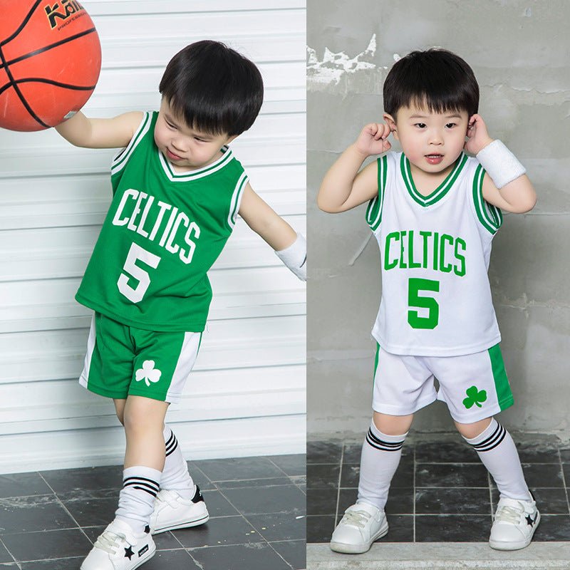 New Toddler And Baby Basketball Football Volleyball Badminton Costume 61 Performance Costume