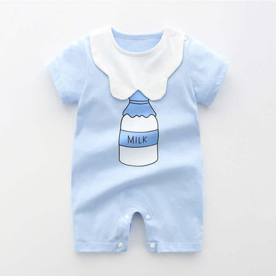 Newborn Baby Clothes Summer Romper Pajamas