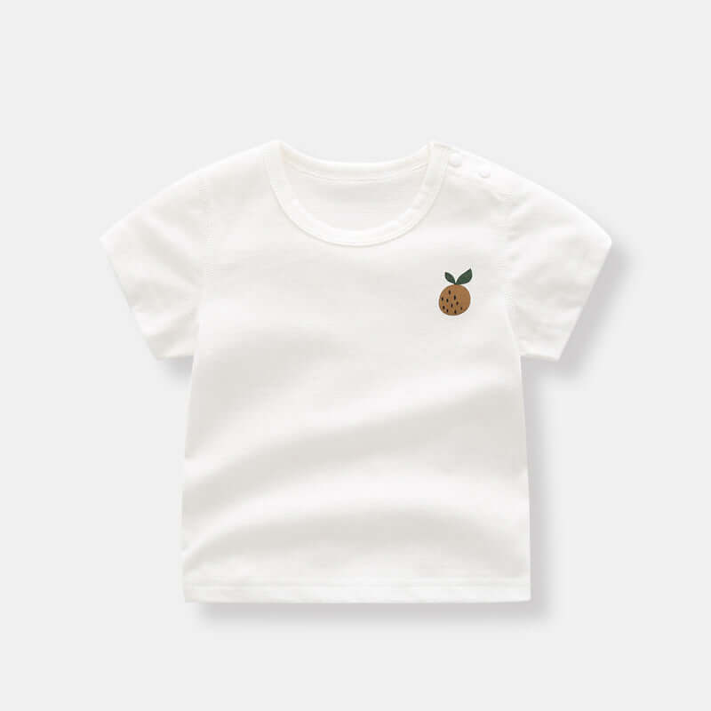 Organic Cotton Summer Baby Print Short Sleeve T-Shirt