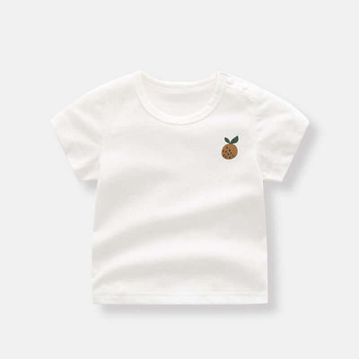 Organic Cotton Summer Baby Print Short Sleeve T-Shirt