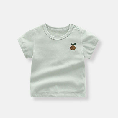 Organic Cotton Summer Baby Print Short Sleeve T-Shirt