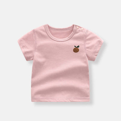 Organic Cotton Summer Baby Print Short Sleeve T-Shirt