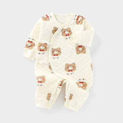 Padded Long Sleeve Baby Onesie