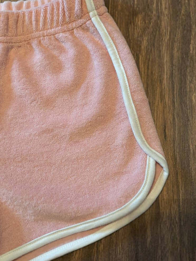 PInk Indy Retro - Inspired Girls Shorts - closeup