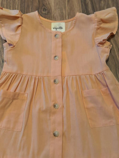 Simone Tiered Orange dress summer favorite