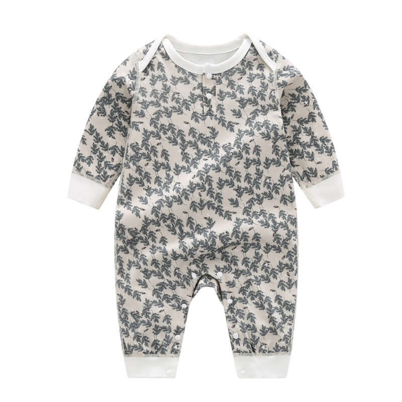 Spring And Autumn Organic Cotton Baby Jumpsuit