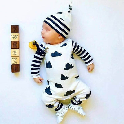 Spring and Autumn wear baby onesie long sleeves