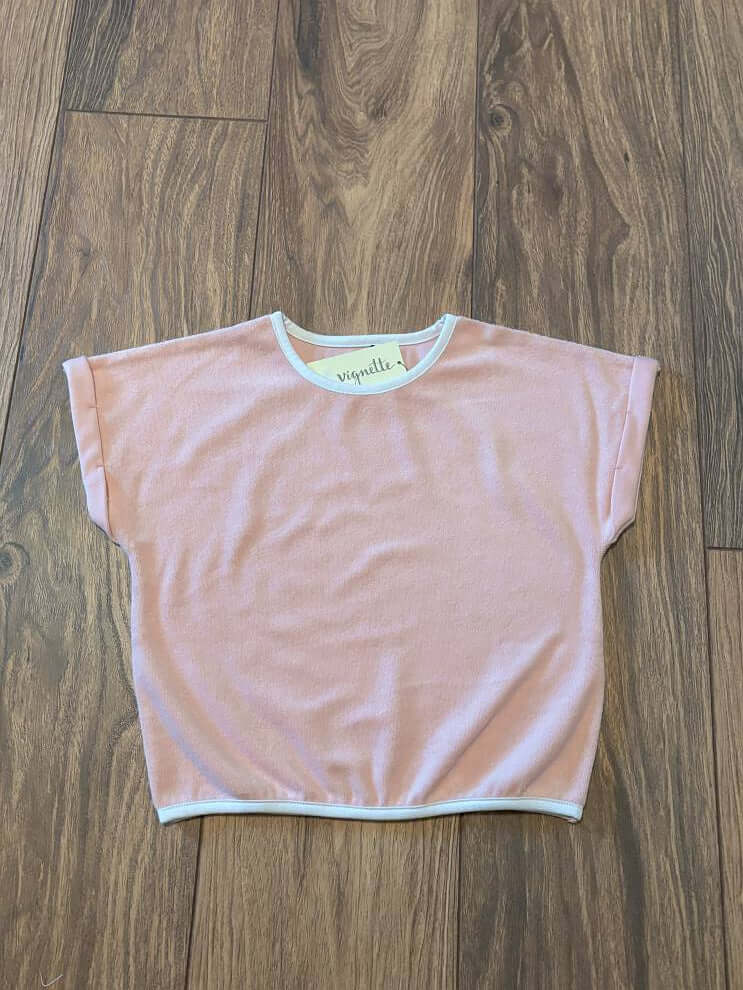 Stacey Pink Terry Cloth