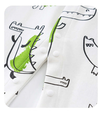 Stylish Personality Full Print Baby Onesie