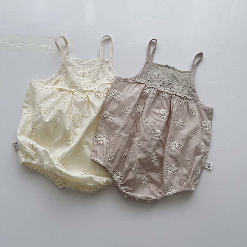 Summer Baby Sling Onesie Thin Bodysuit