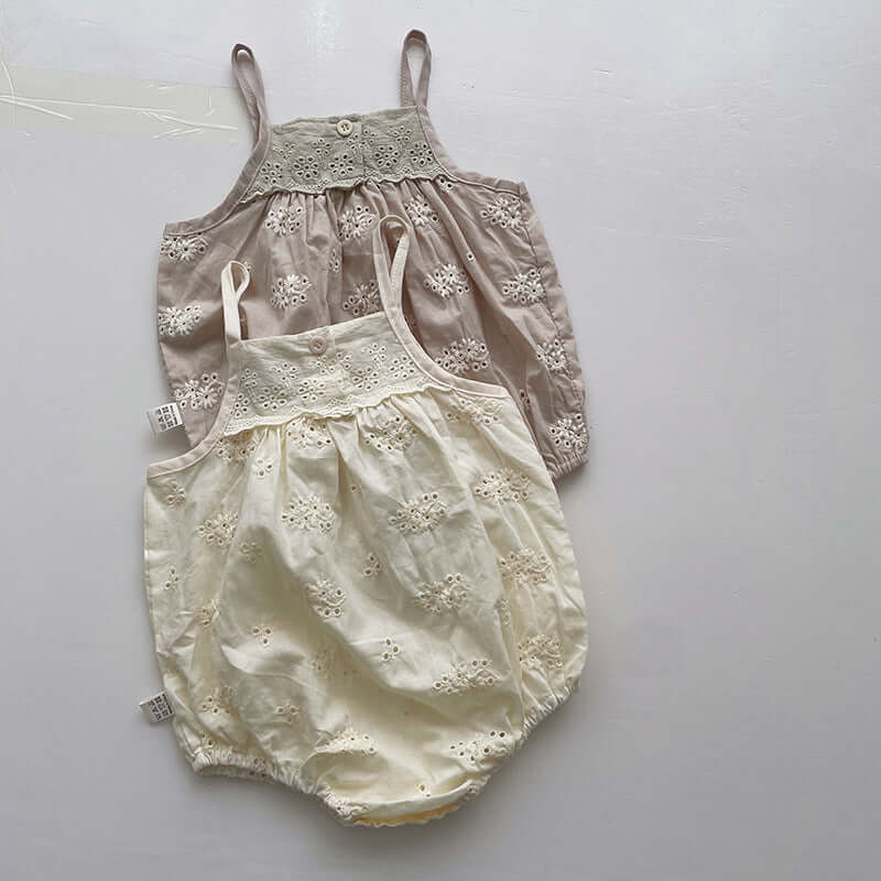 Summer Baby Sling Onesie Thin Bodysuit