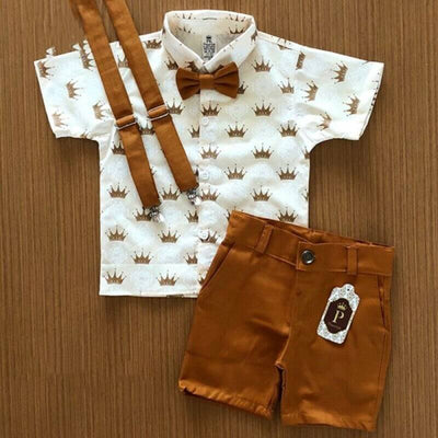 Summer Boy Kids Sets: T-Shirt & Shorts Combo - Kello Kids