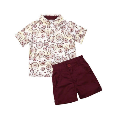 Summer Boy Kids Sets: T-Shirt & Shorts Combo - Kello Kids