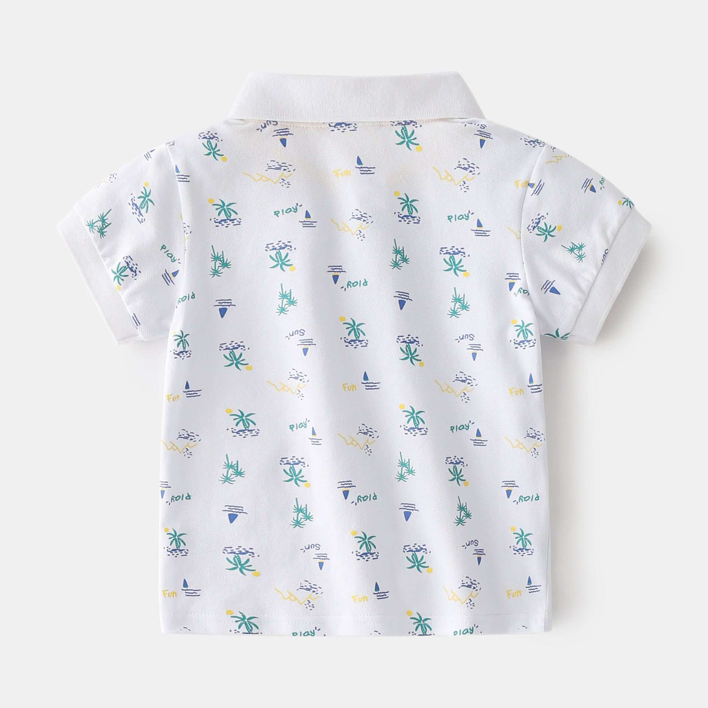 Summer Boys Cotton Short-sleeved Polo Shirt - Kello Kids